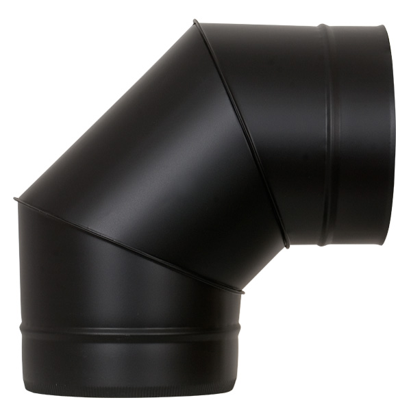 Convesa 5" Or 6" 90 Degree Tee Piece & Cap Twin Wall Insulated Flue Pipe 