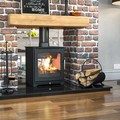 Henley Hazelwood DS 6kw Double Sided Wood Burning Stove & Flexible Flue Liner Kit