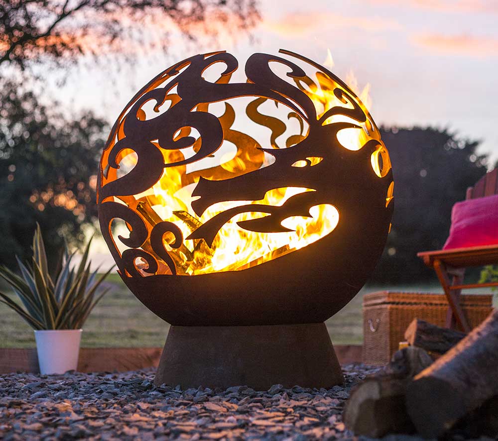 Image on Glowing Embers - UK Fireplaces and Stoves - la hacienda fire globe