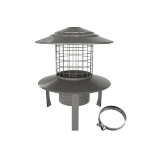 Pot Hanging Cowl 7" - Stainless - Screw-Fix