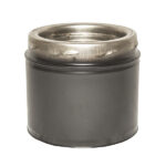 Twin Wall 120mm Pipe Inc Locking Band Sflue Black - 5" (125mm)
