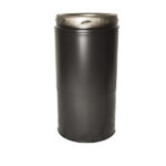 Twin Wall 210-325mm Adjustable Length  - 6" (150mm) - Sflue Black