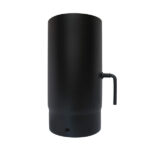 250mm Pipe With Damper 5" (125mm) - Gloss Black