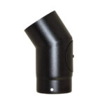 33° Elbow With Door 8" (200mm) - Matt Black