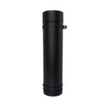 500mm 1 Part Adjustable Pipe 4" (100mm) - Gloss Black
