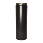 Twin Wall 1000mm Pipe Inc Locking Band Sflue Black - 5" (125mm)