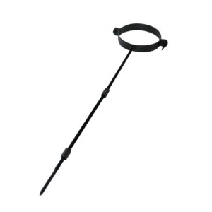 Adjustable Wall Bracket 4" (100mm) - Gloss Black