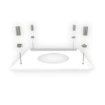 KW Pro Fire Stop Cover Plate White - 8" (200mm)