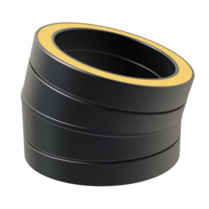 KW Pro 15° Bend - 6" (150mm) - Black