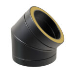 KW Pro 45° Elbow - 7" (175mm) - Black