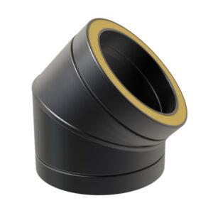 KW Pro 45° Elbow - 7" (175mm) - Black