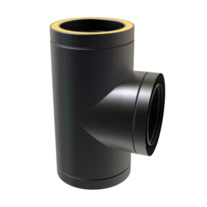 KW Pro 90° Tee - 7" (175mm) - Black