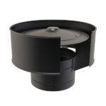 KW Pro Anti-Wind Cowl - 4" (100mm) -  Black