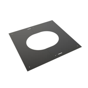 KW Pro 30-45° Finishing Plate - 5" (125mm) - Black