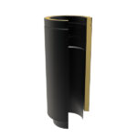 KW Pro 500mm Connecting Pipe Starter Length - 5" (125mm) - Black