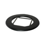 Rosette Collar 4" (100mm) - Gloss Black