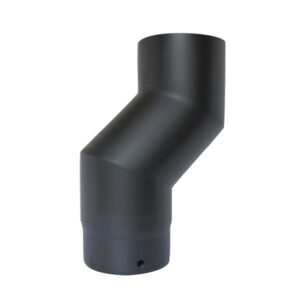 Short Offset Pipe 6" (150mm) - Matt Black