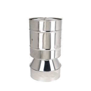 Anti-Wind Cowl - 5"/125mm Twin Wall Insulated Flue Pipe