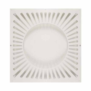 Ventilated Fire Stop Plate White - Ø175mm for 5"/125mm Twin Wall Flue Pipe