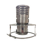 Gas Liner Pot Hanging Cowl - Stainless - 4" (100mm)