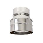 Adapter From Twin Wall Insulated Flue Pipe To Flexible Flue Liner - 8" (200mm)