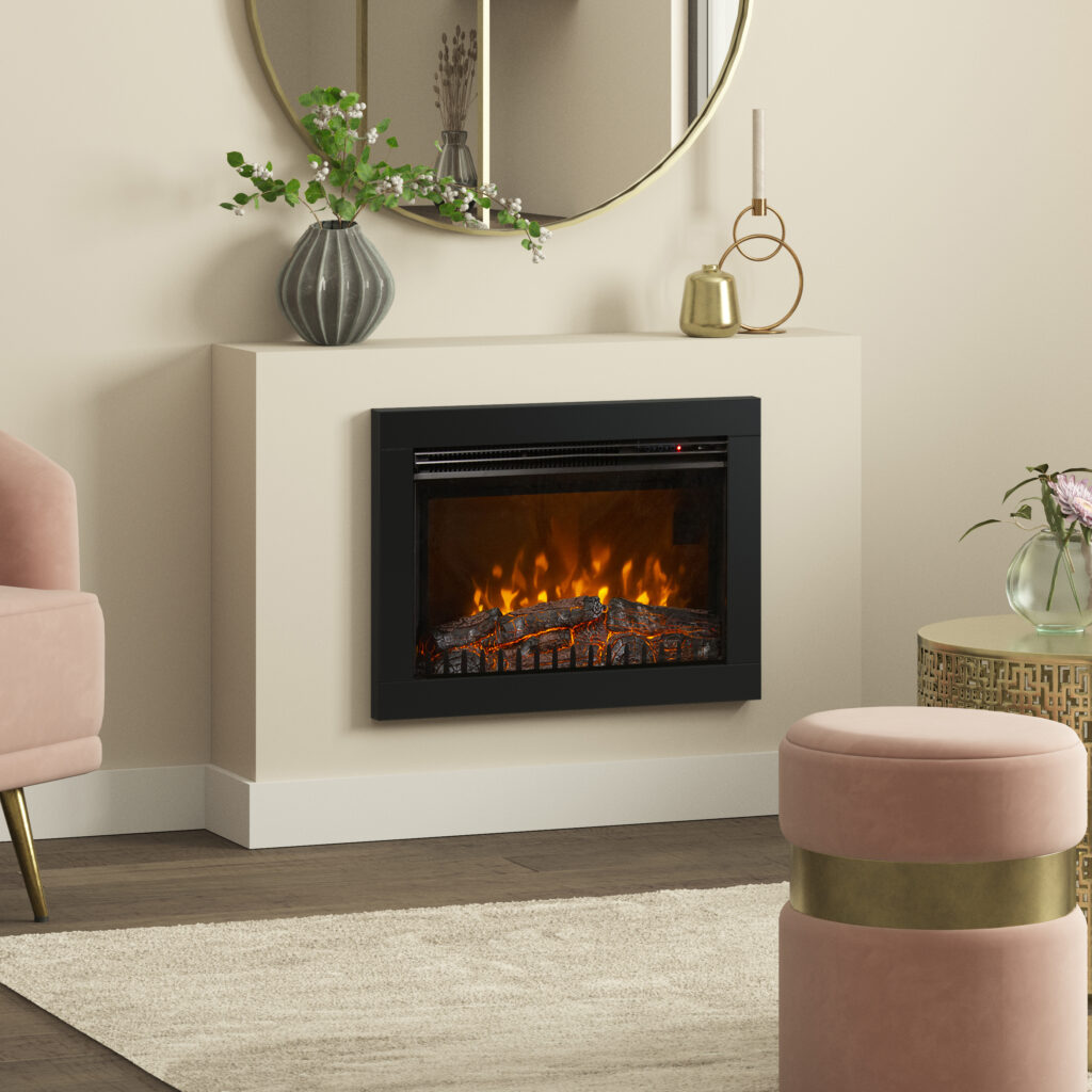 Image on Glowing Embers - UK Fireplaces and Stoves - ADALI MATTBLACK ROOMCLOSEUP