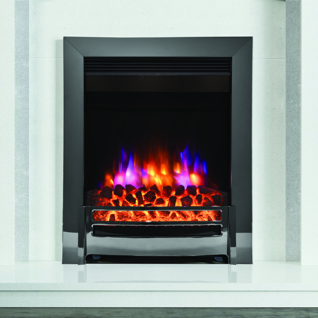 Image on Glowing Embers - UK Fireplaces and Stoves - EMBER BLACKNICKEL CLOSEUP