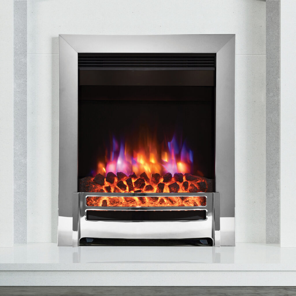 Image on Glowing Embers - UK Fireplaces and Stoves - EMBER CHROME CLOSEUP
