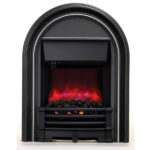 Be Modern Abbey Inset LED Electric Fire With Coal Effect - Black