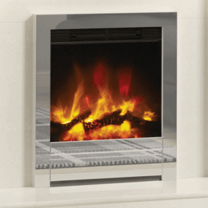 Be Modern Beam Inset 16" LED Electric Fire - Chrome