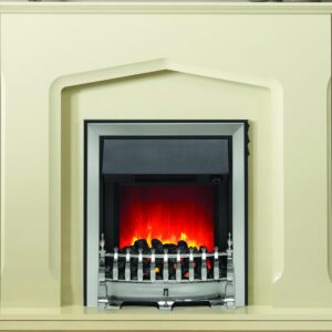 Be Modern Fazer Inset LED Electric Fire With Coal Effect - Chrome