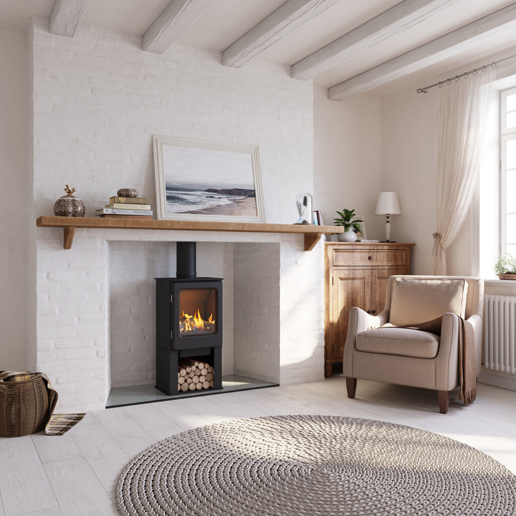 Image on Glowing Embers - UK Fireplaces and Stoves - Ashcott Gas logstore 1