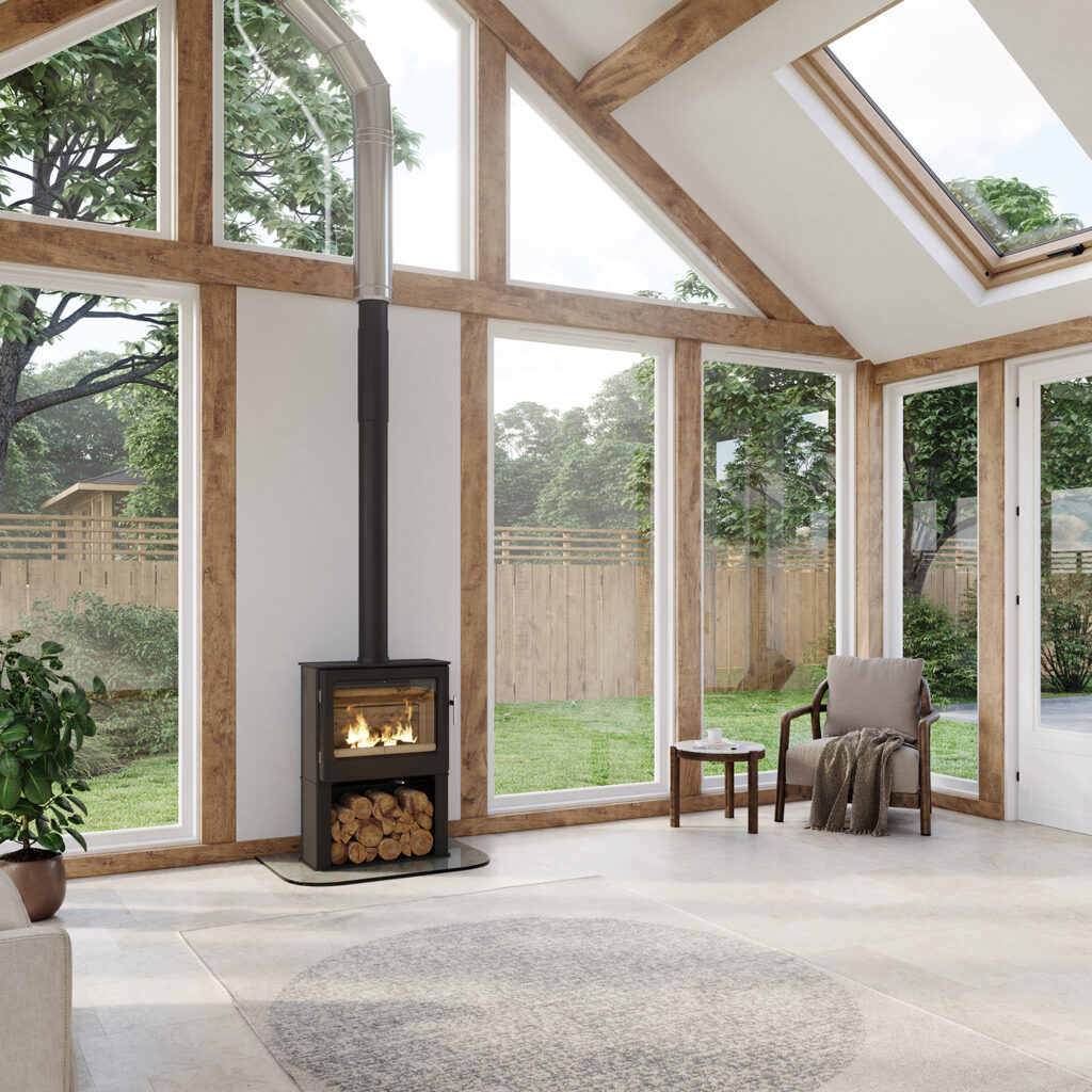 Image on Glowing Embers - UK Fireplaces and Stoves - Ashcottwide logstore 4