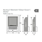 Pure Glow Media Inset Gas Fire - Satin