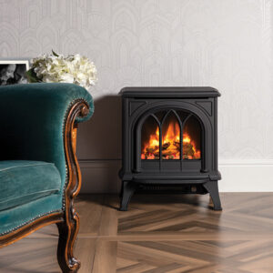 Gazco Huntingdon 20 - 2kw Electric Stove with Tracery Door