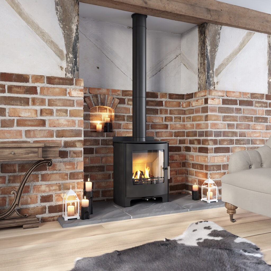 Image on Glowing Embers - UK Fireplaces and Stoves - Churchill 5 Conv 1