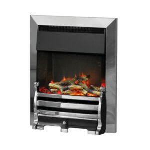 Pure Glow Daisy Inset Gas Fire - Chrome