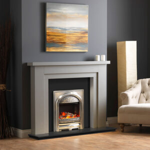 Pure Glow Hanley 54" Grey Oak Surround