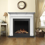Pure Glow Himley 58" Aegean Limestone Electric Complete Suite