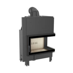 Kratki MBO 15kw Inset Wood Burning Stove With Right Connected Side Glass - MBO/P/BS