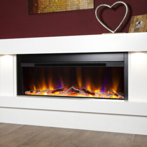 Celsi Electriflame VR Orbital 1000 Illumia Electric MDF Suite - Smooth White