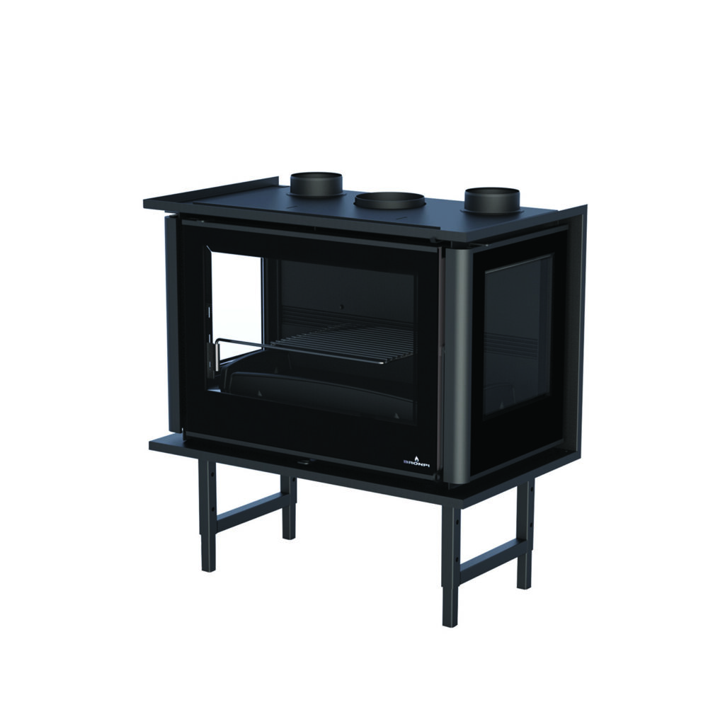 Image on Glowing Embers - UK Fireplaces and Stoves - Paris 70 3C Vision SIDEGLASS