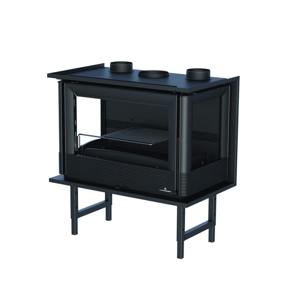 Image on Glowing Embers - UK Fireplaces and Stoves - Paris 70 SIDEGLASS