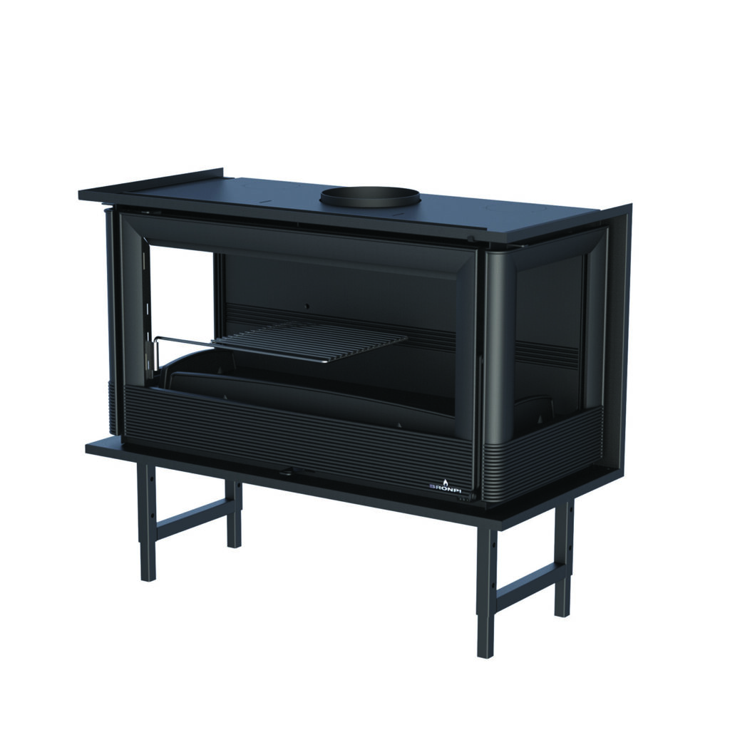 Image on Glowing Embers - UK Fireplaces and Stoves - Paris 90 3C SIDEGLASS
