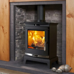 Portway Rochester 5kw Defra Multifuel Stove - Chrome Trim
