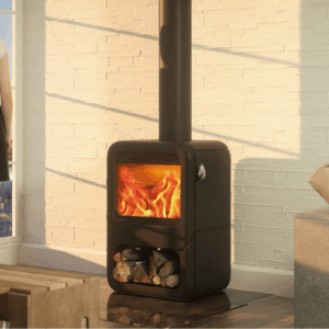 Dovre Rock 350 7kw Wood Burning Stove With Log Store