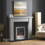 Pure Glow Stanford 48" Grey Oak Surround