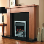 Pure Glow Stanford 54" Natural Oak Surround
