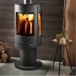 Westfire Uniq 37 7.2kw Pedestal Defra Convection Wood Burning Stove - With Closed Combustion