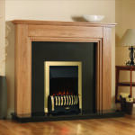 Pure Glow Whitton 48" Natural Oak Surround